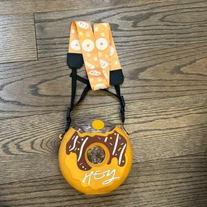 NEW Donut with Chocolate and Sprinkles Shoulder Purse Water bottle